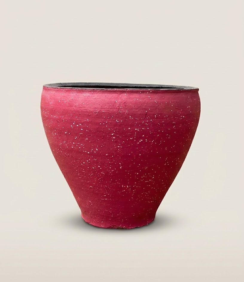 Efoza Organic Clay Planter — handcrafted African outdoor from Kenya