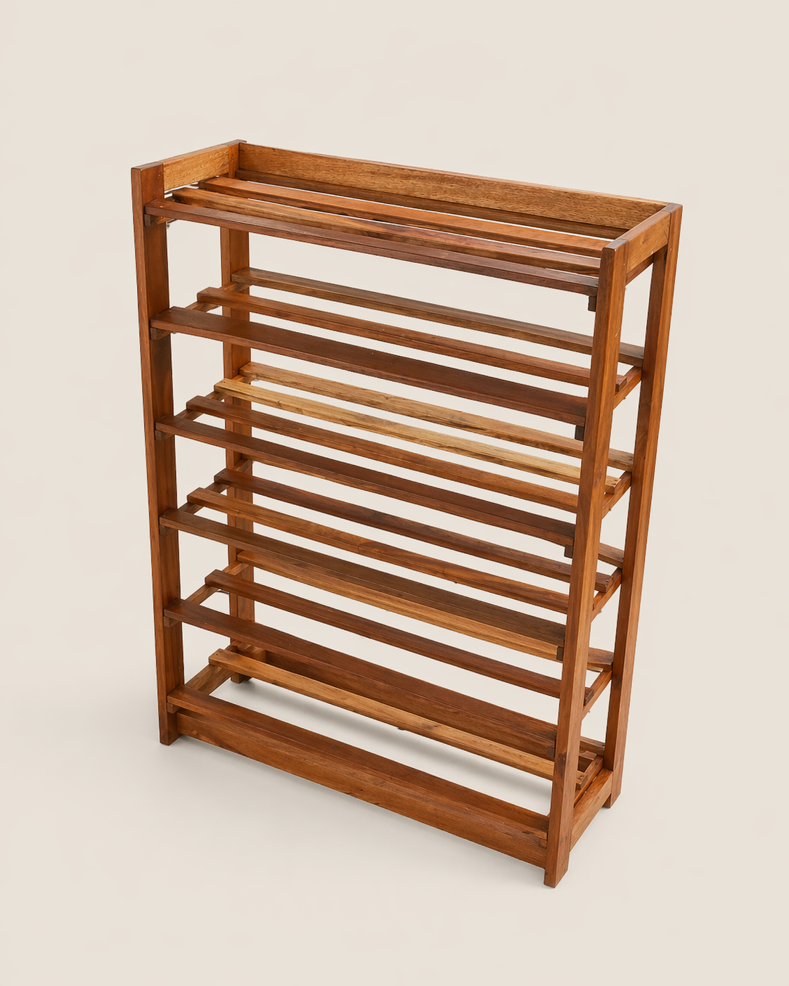Abeta shoe rack — handcrafted African furniture from Kenya