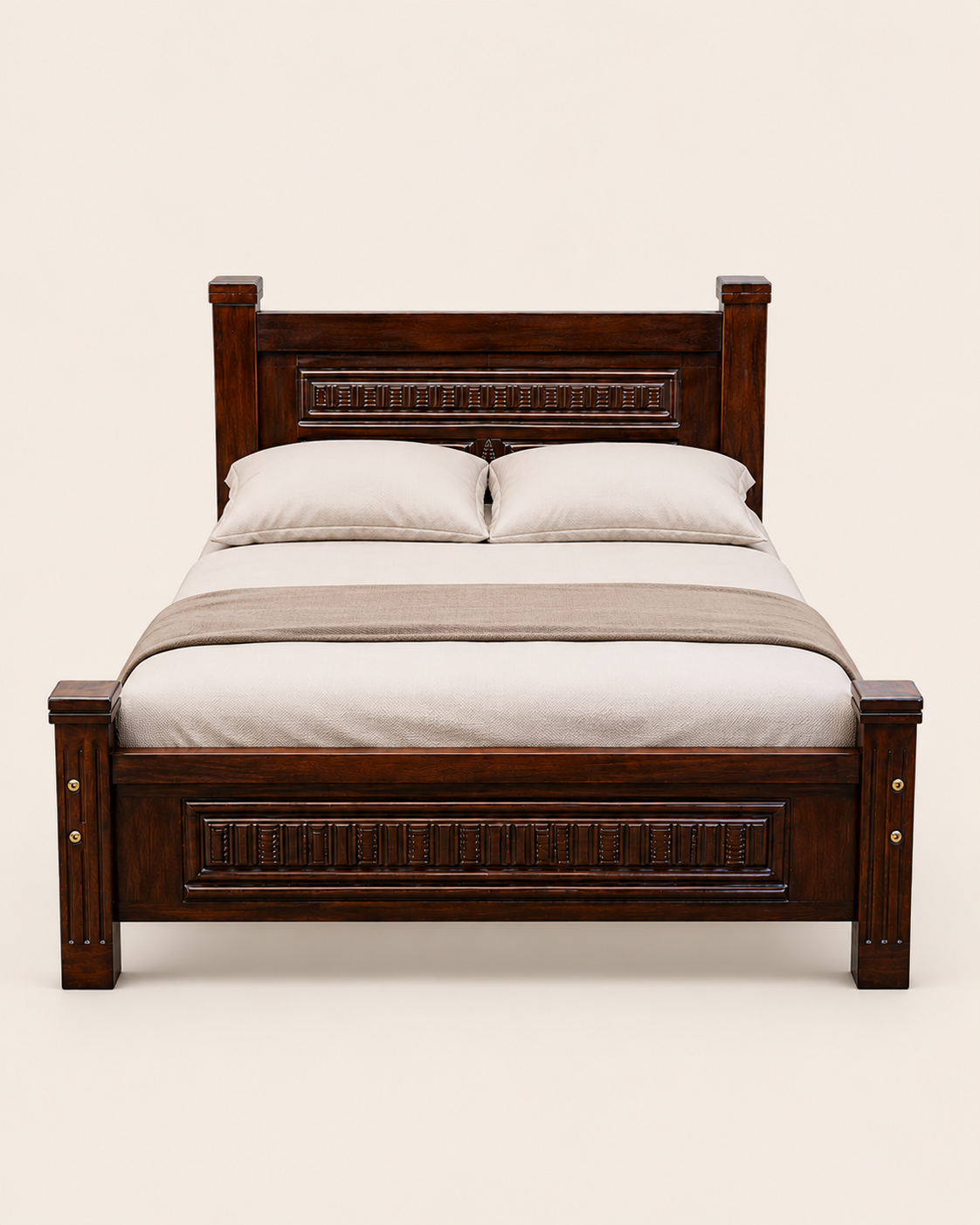 6 by 6 Sungura Luxury Bed — handcrafted African furniture from Kenya