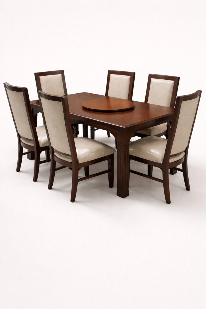 Jua Cypress Dining Set — handcrafted African furniture from Kenya