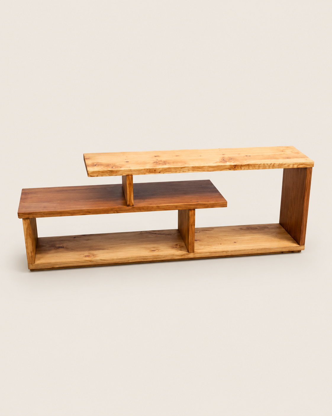 Bima Cypress Accent Shelf — handcrafted African furniture from Kenya