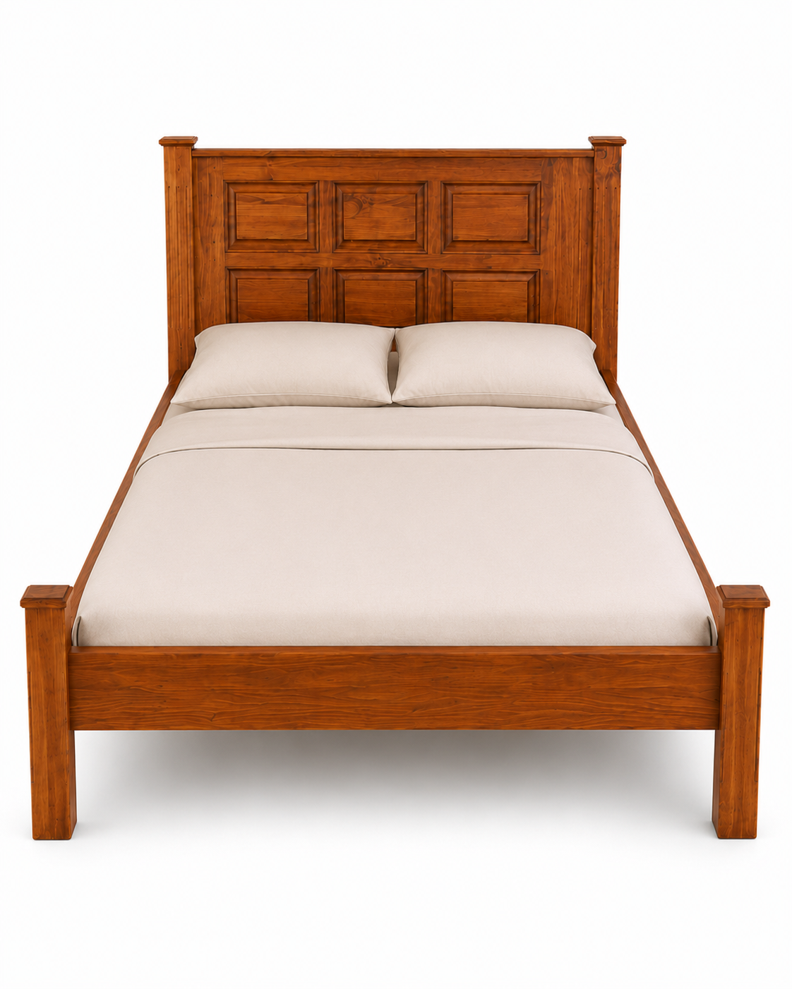 5 by 6Soreyo Luxe Mahogany Kifaru Bed — handcrafted African furniture from Kenya