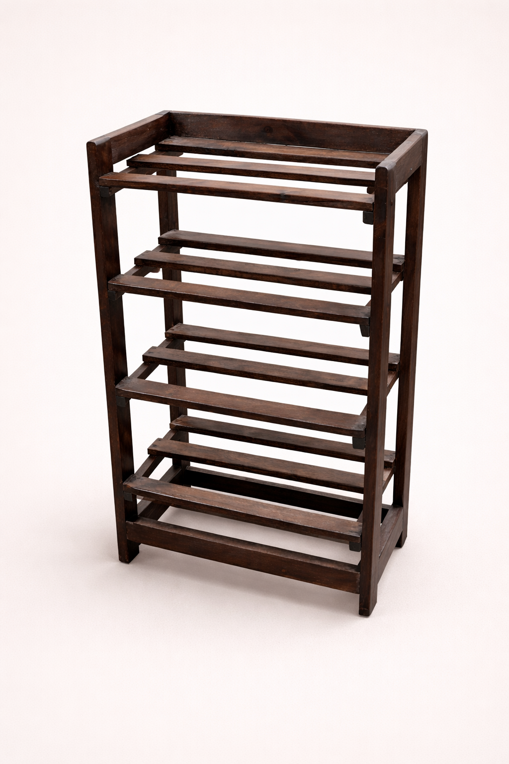 Jua Mukui Wood Shoerack — handcrafted African furniture from Kenya