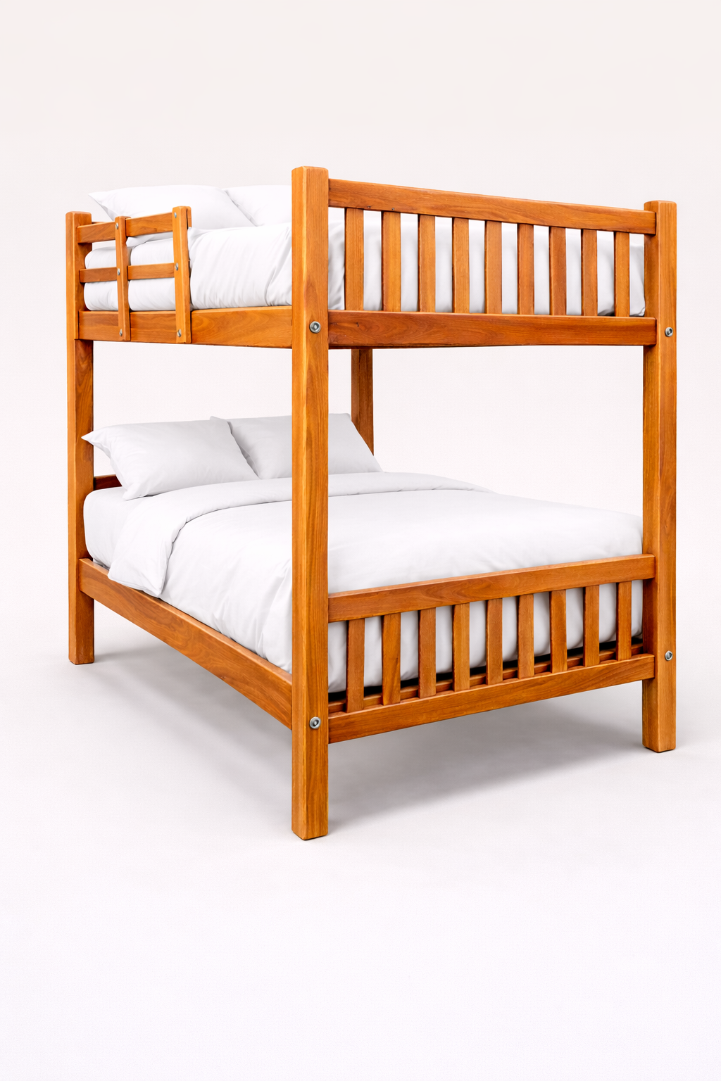 Imara Mahogany Double-Decker Bed — handcrafted African furniture from Kenya