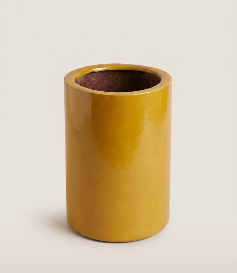 Ndovu Cylinder Lisha Planter — handcrafted African outdoor from Kenya