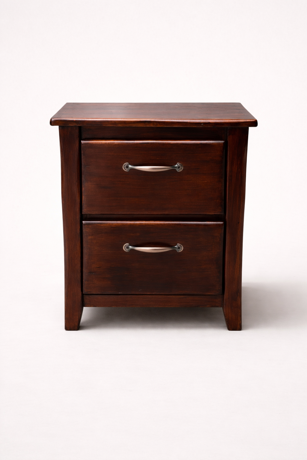 Mvua Mahogany Bedside Drawer — handcrafted African furniture from Kenya