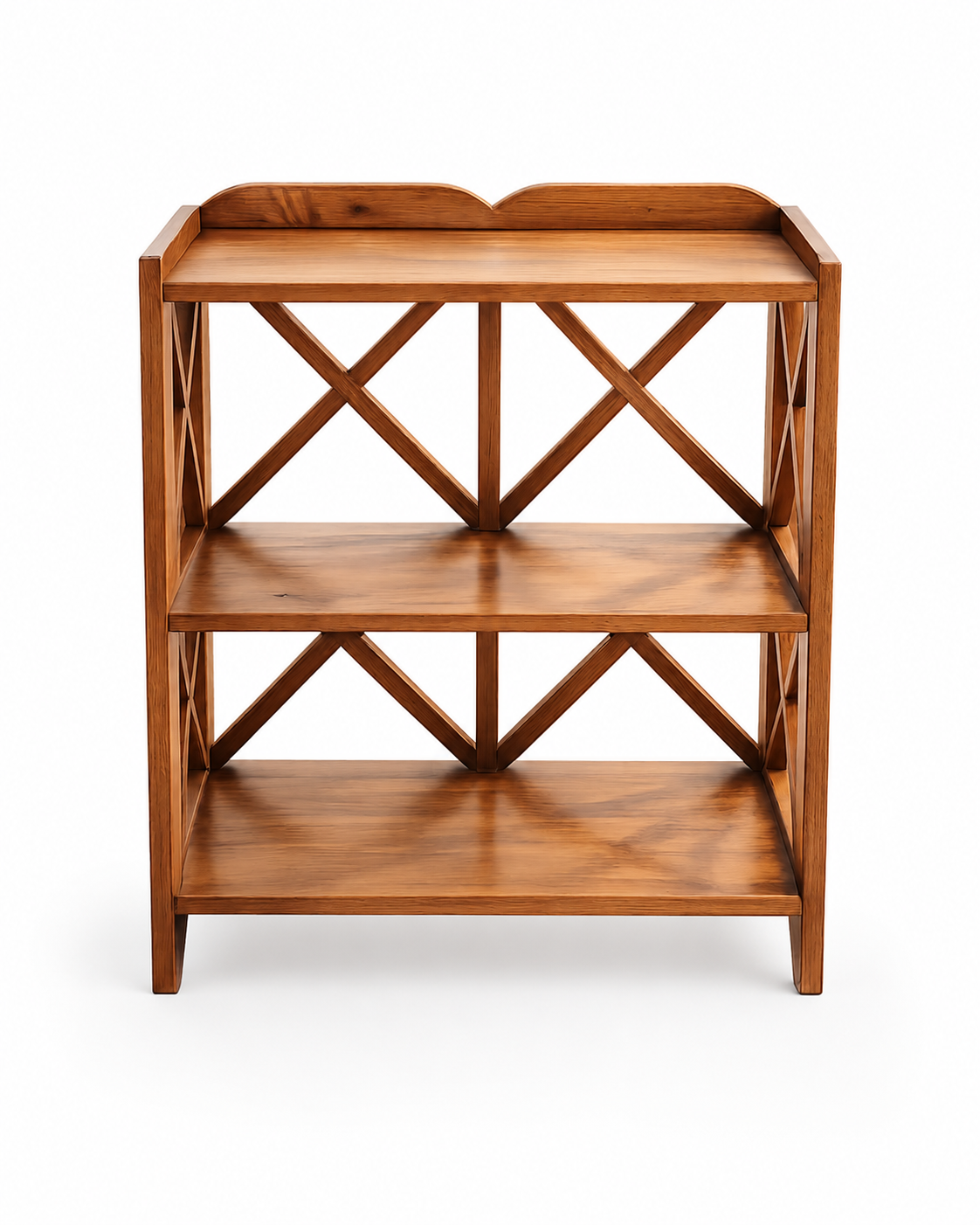 Obuya Cypress Étagère — handcrafted African furniture from Kenya