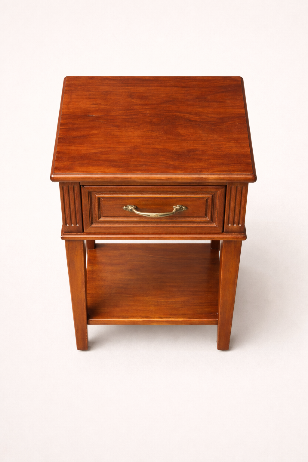 Mbamba Mahogany Bedside Drawer — handcrafted African furniture from Kenya
