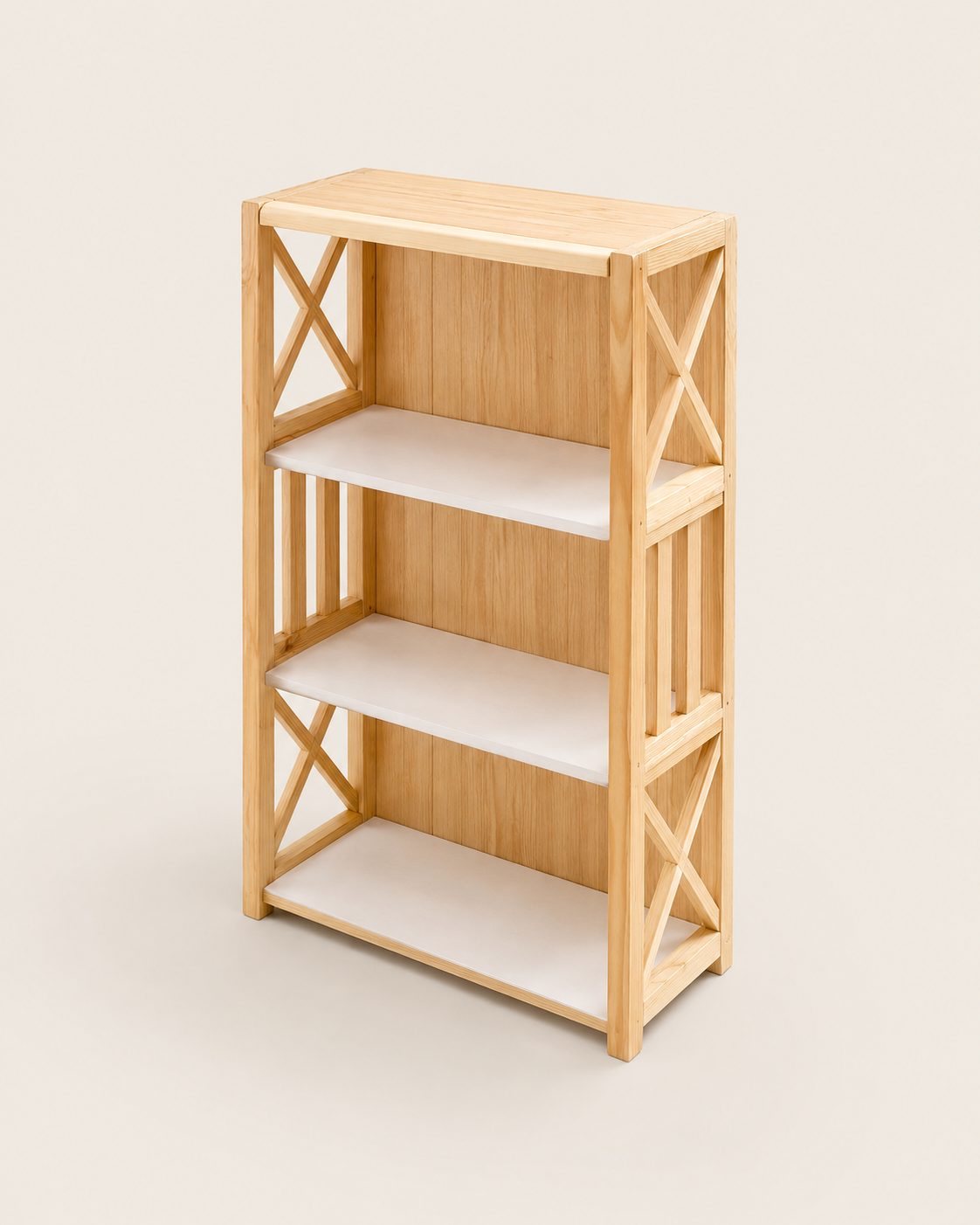 Naira Cypress Bookshelf — handcrafted African furniture from Kenya