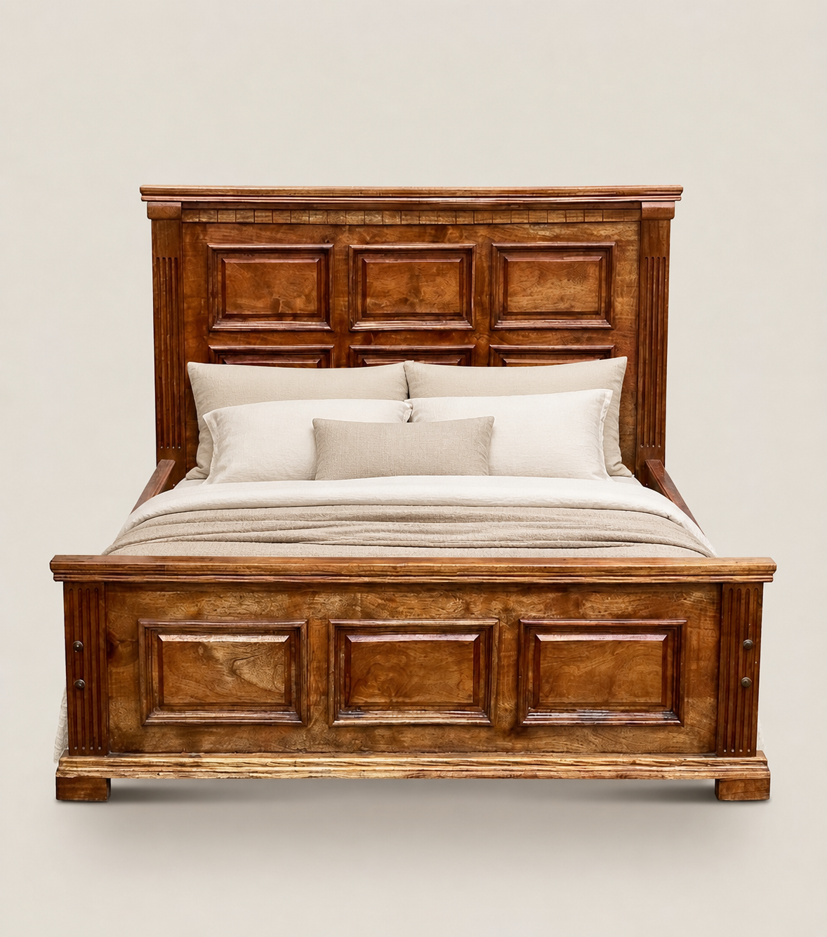 Azizi Legacy Bed: Kifaru Legacy Bed — handcrafted African furniture from Kenya