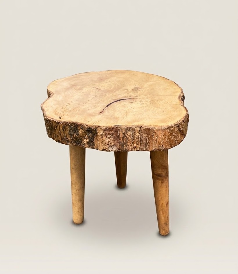 Miti Mango Stool — handcrafted African furniture from Kenya