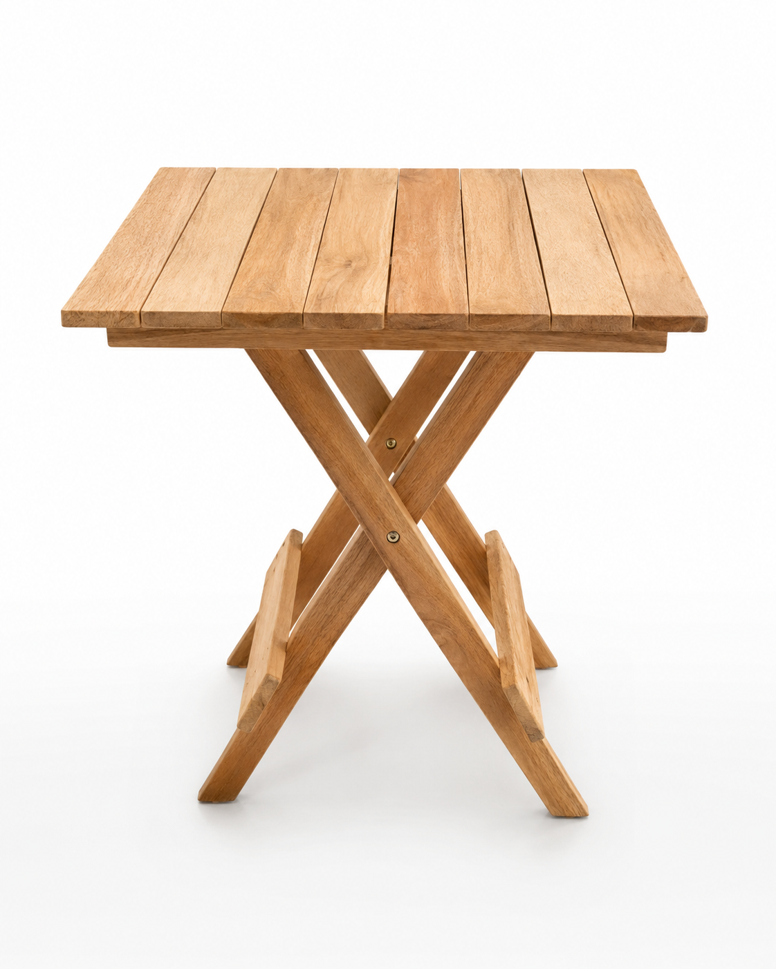 Imara Folding Wooden Table — handcrafted African outdoor from Kenya