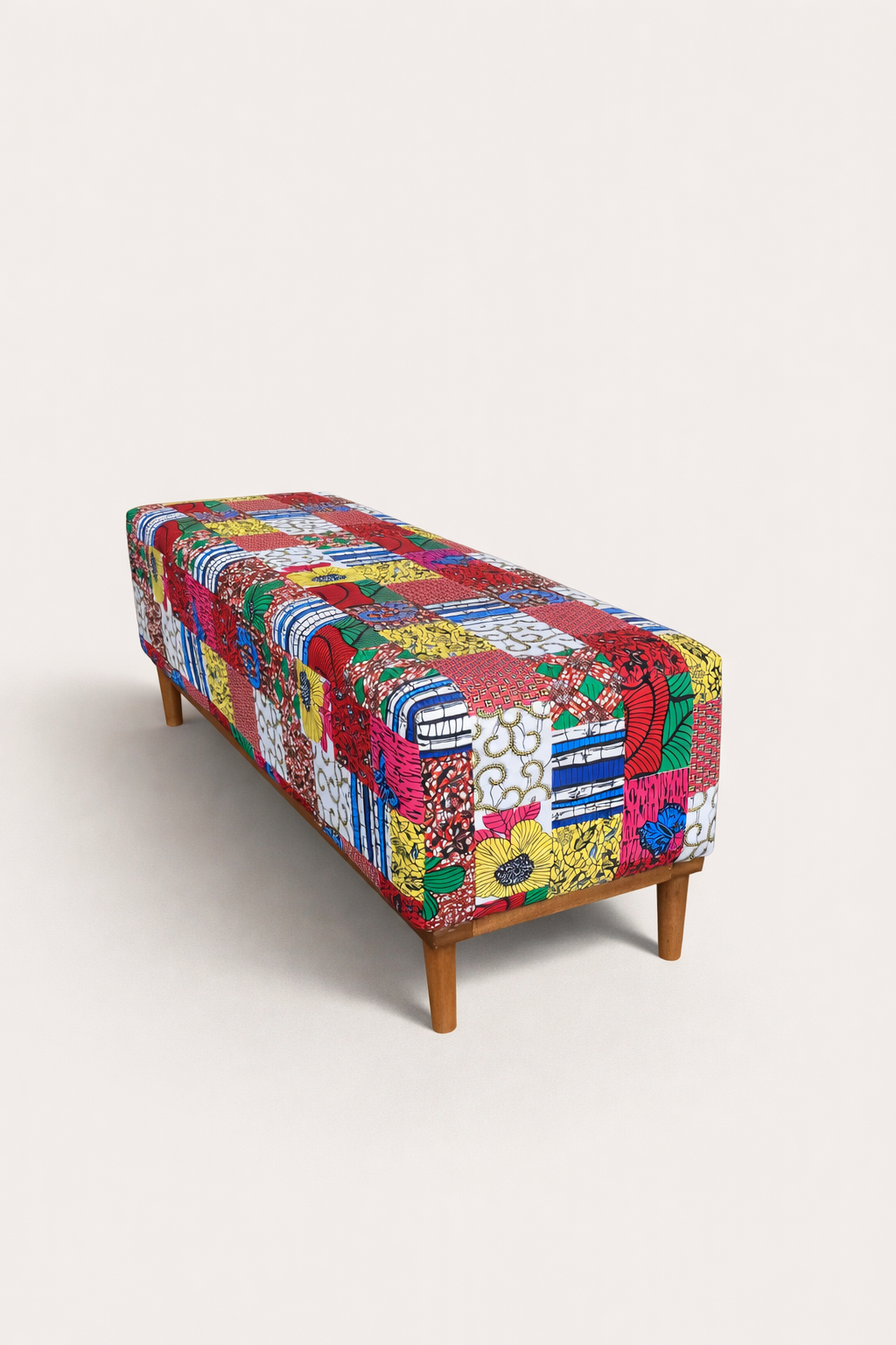 Ziwani Poof Bench — handcrafted African furniture from Kenya