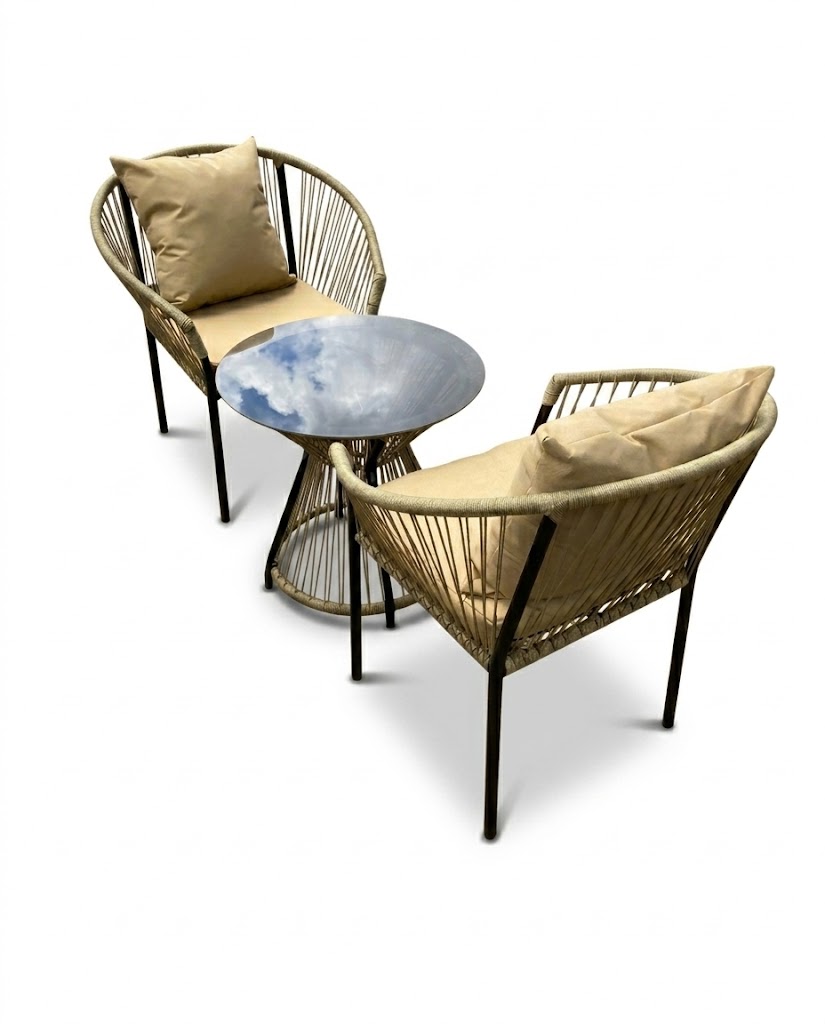 2 seater Balcony seat — handcrafted African outdoor from Kenya