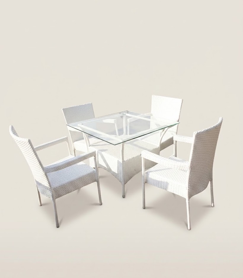 Cheche Dining Set — handcrafted African furniture from Kenya