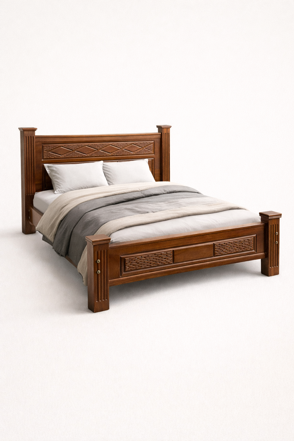 Bed 5by6 Maru Comfort — handcrafted African furniture from Kenya