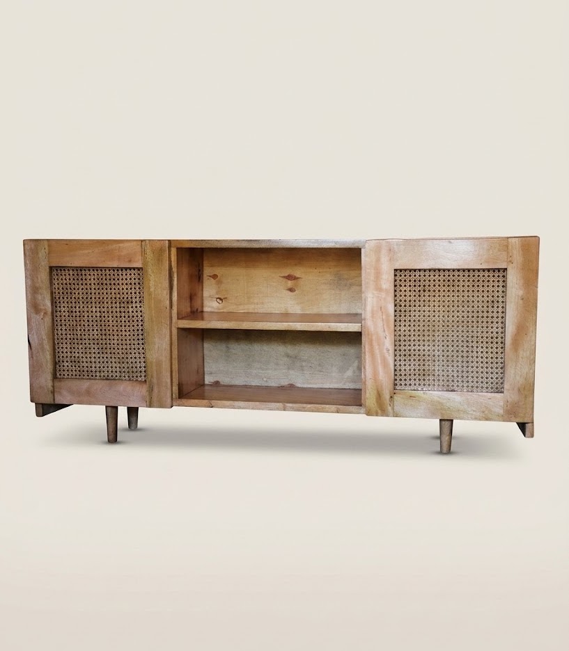Tv Console: Kimondo Media Cabinet — handcrafted African furniture from Kenya