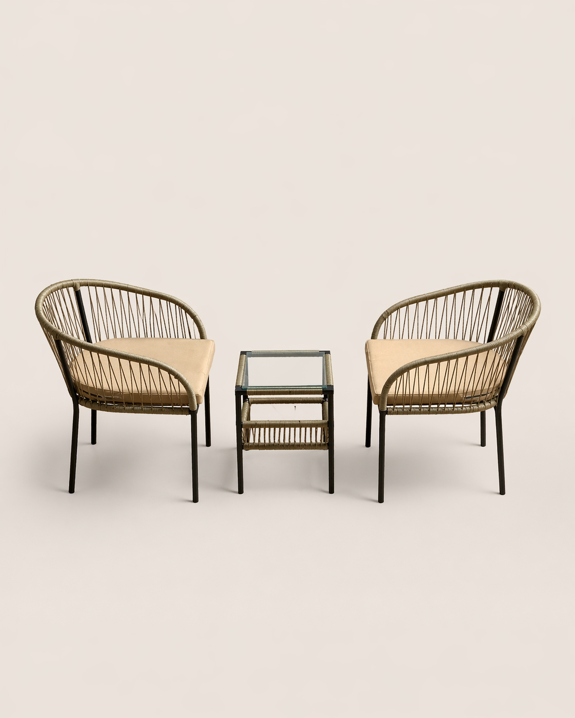 Dofina Outdoor Lounge Set | Kusi Weave — handcrafted African outdoor from Kenya