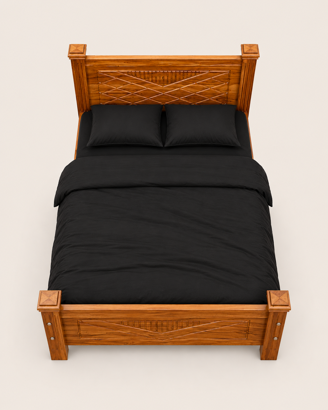 5 by 6 Msanzi Bed — handcrafted African furniture from Kenya