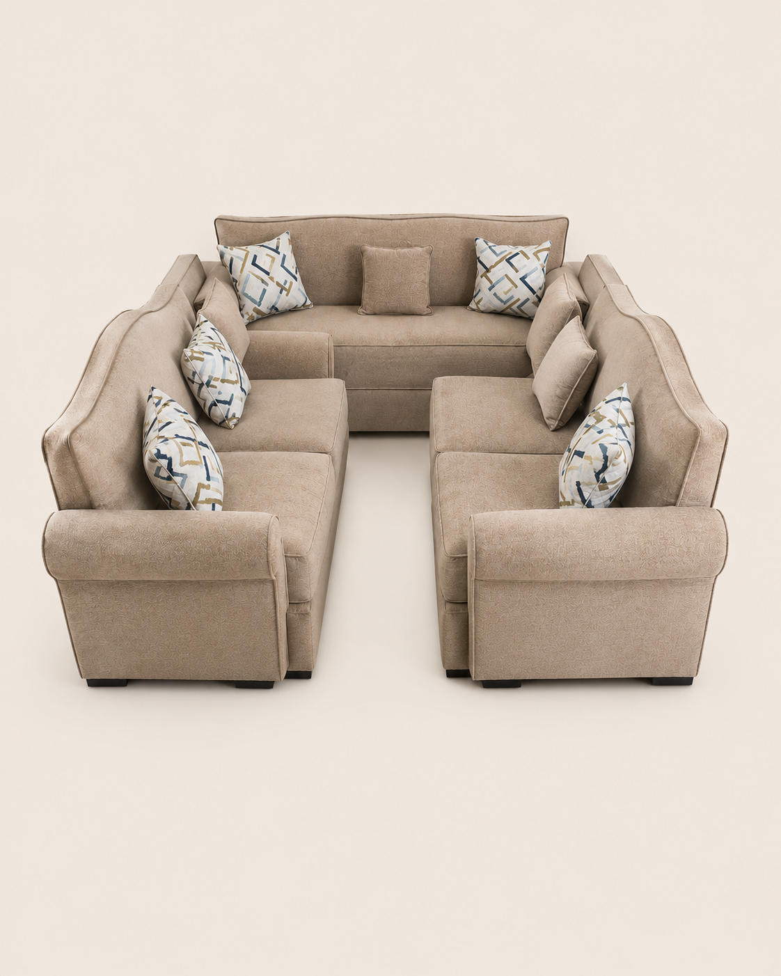 Beda Sectional Sofa — handcrafted African furniture from Kenya