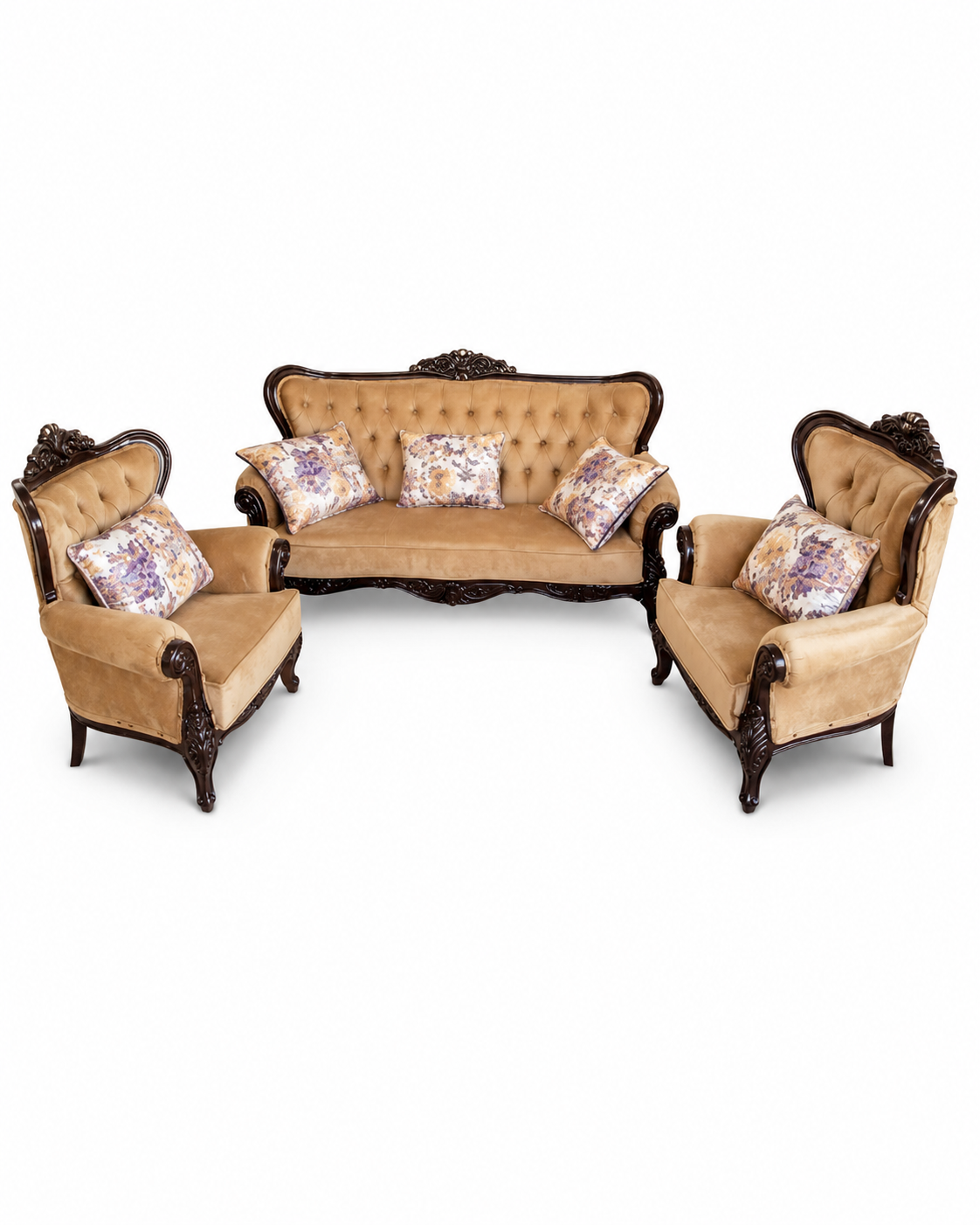 Fahari Classic Sofa Set — handcrafted African furniture from Kenya