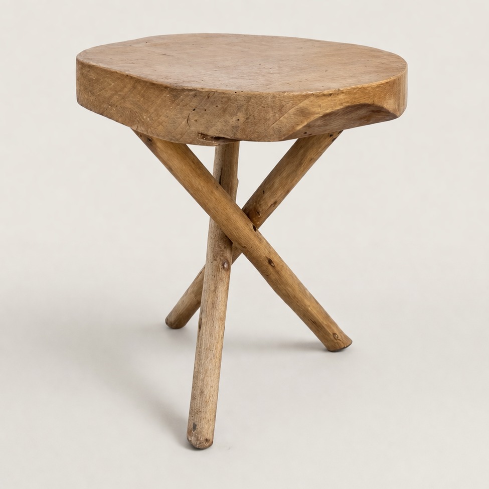 Custom Made Stool Sunga — handcrafted African furniture from Kenya