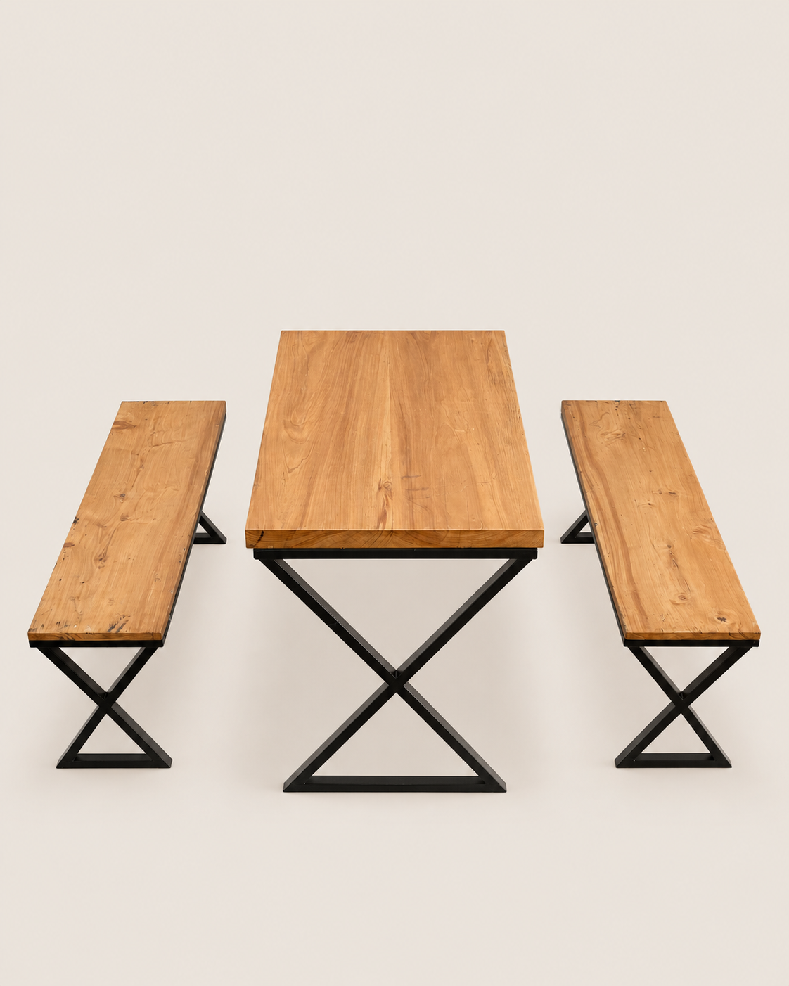 Funzi Dining Set — handcrafted African outdoor from Kenya
