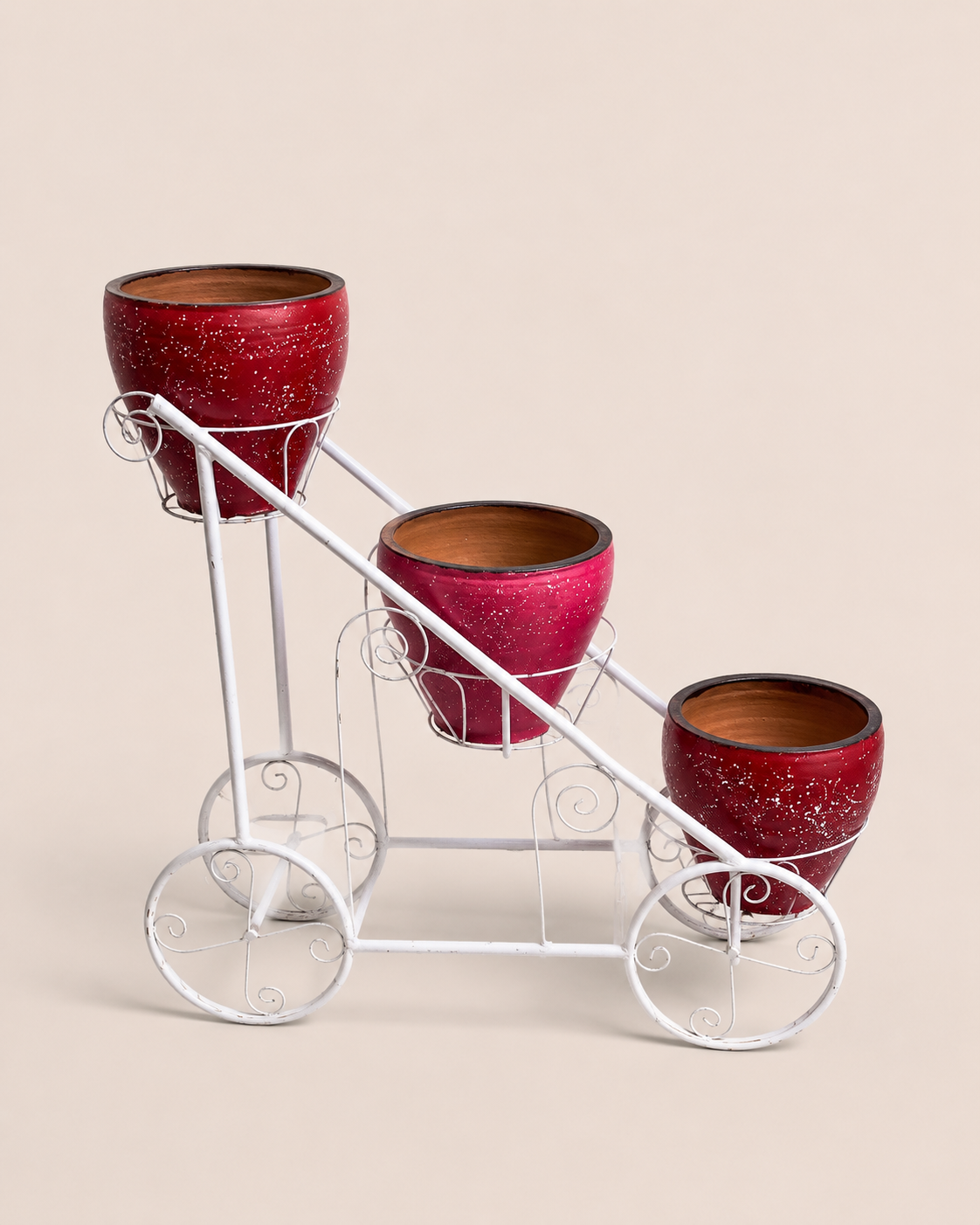Jida Planter Triad — handcrafted African outdoor from Kenya