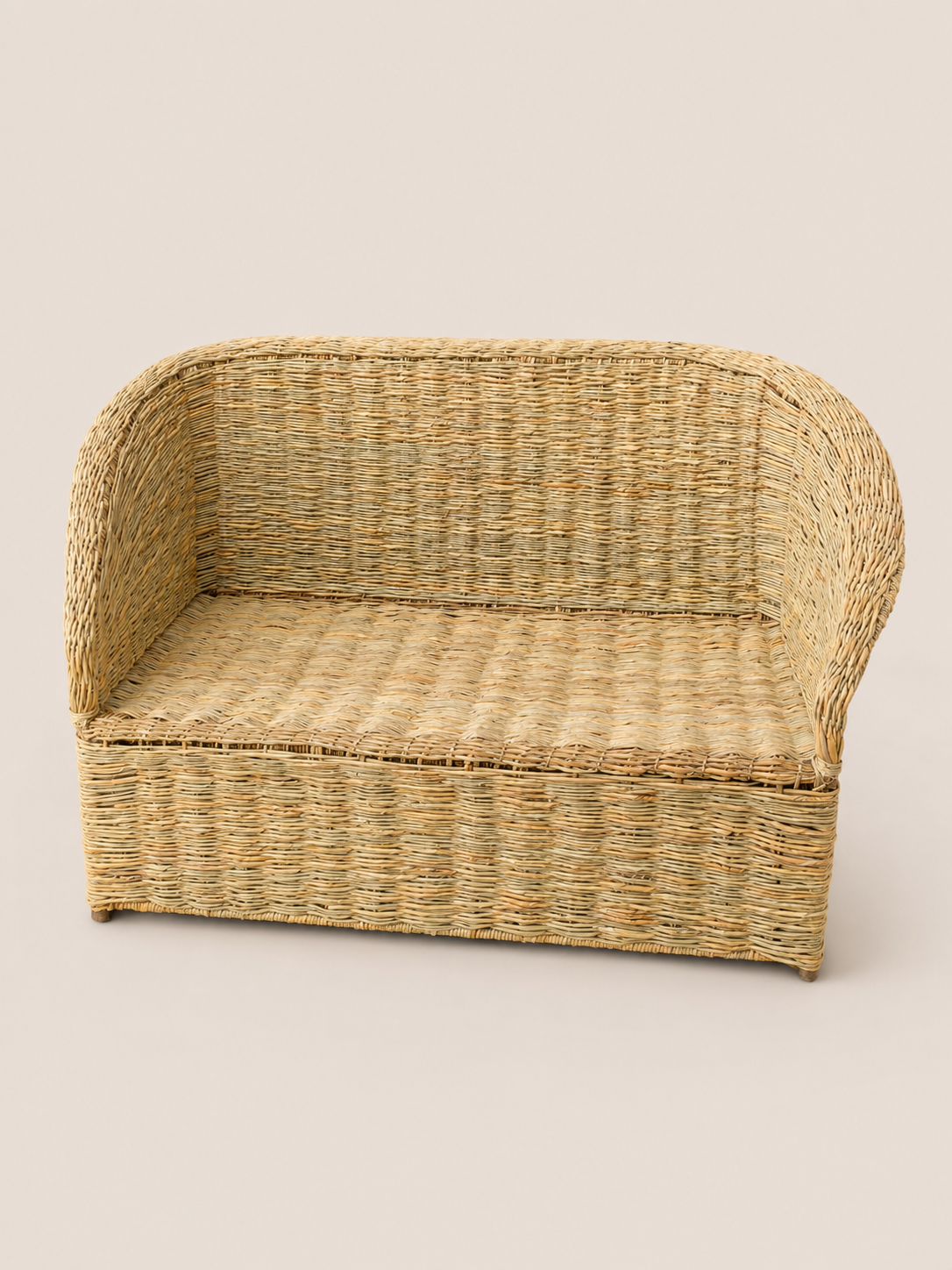 Faida Sisal Loveseat — handcrafted African furniture from Kenya