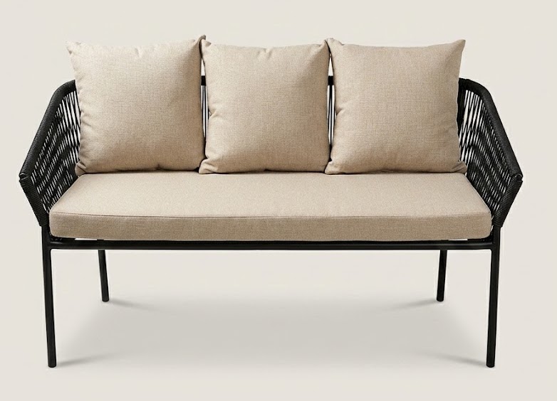 Oasi Woven Loveseat — handcrafted African outdoor from Kenya
