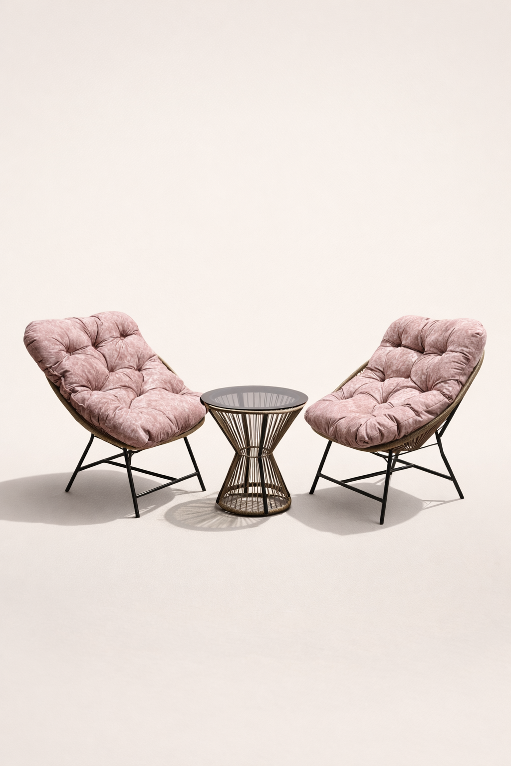 Jua 2 seater Balcony chair — handcrafted African outdoor from Kenya