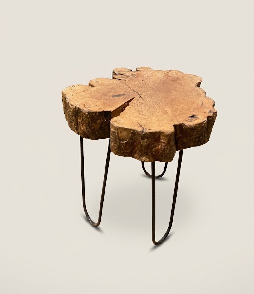 Custom stool, Msasa Wood — handcrafted African furniture from Kenya
