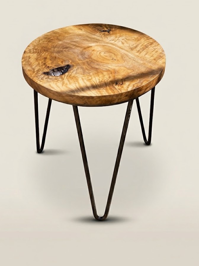 Thayu Mango Wood Side Table — handcrafted African furniture from Kenya