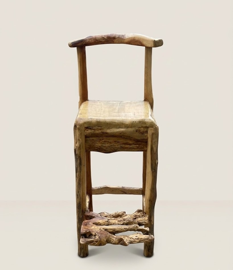 Mbingu Custom Bar Stool — handcrafted African furniture from Kenya