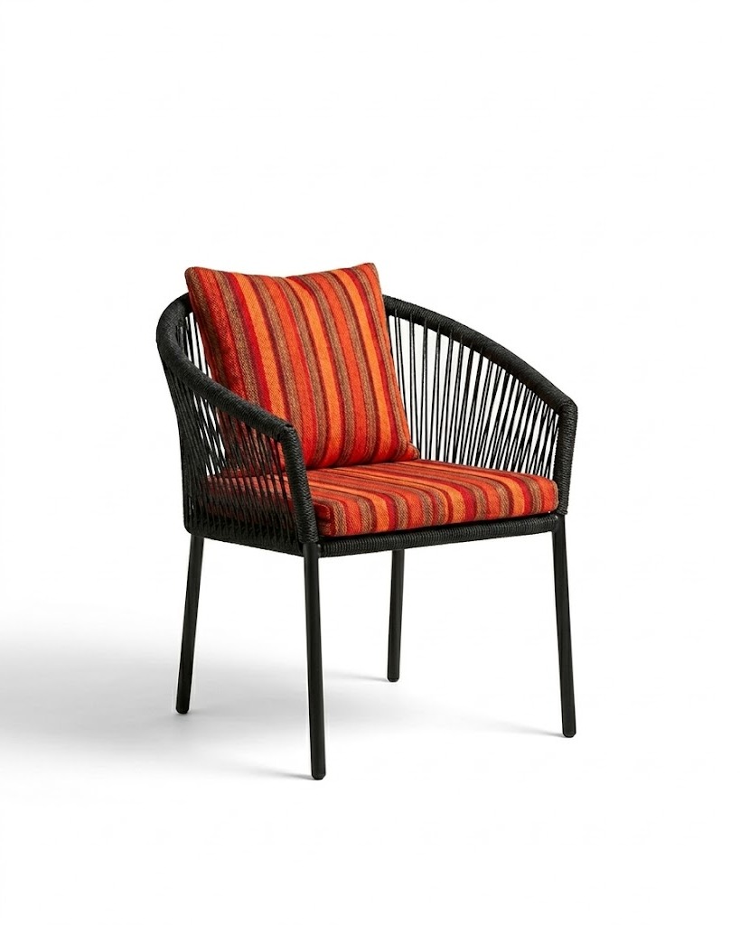 Balcony seat Kiboko Weave — handcrafted African outdoor from Kenya
