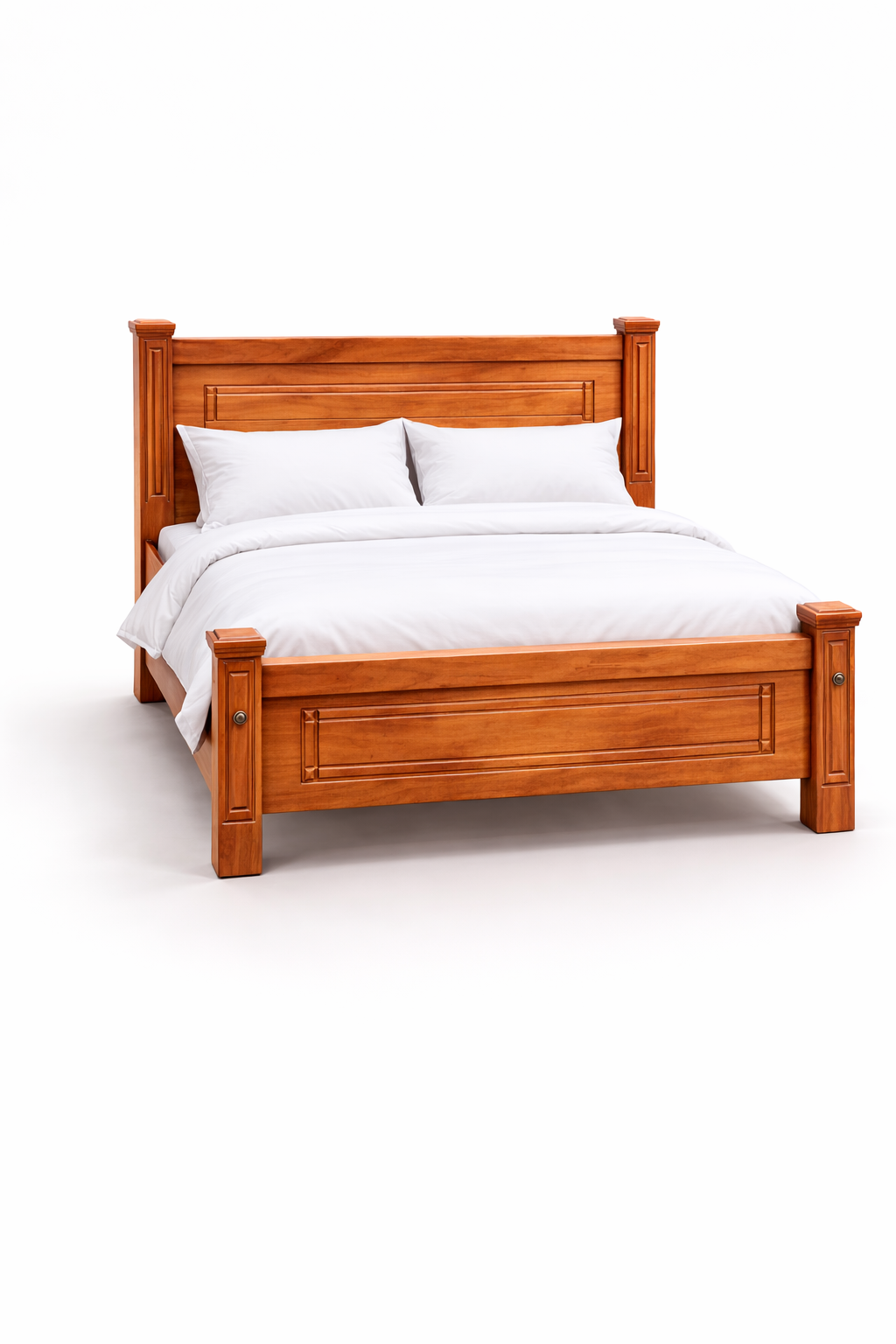Uthabiti Solid Wood Bed — handcrafted African furniture from Kenya