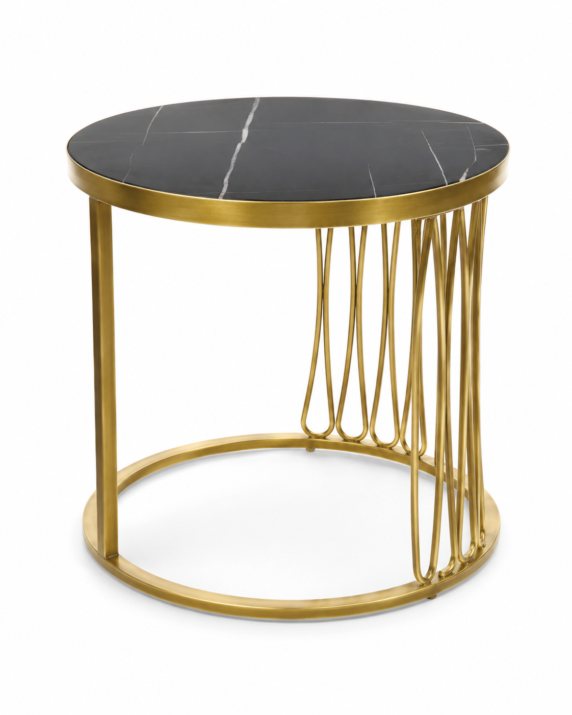 Msala Marble Side Table — handcrafted African furniture from Kenya