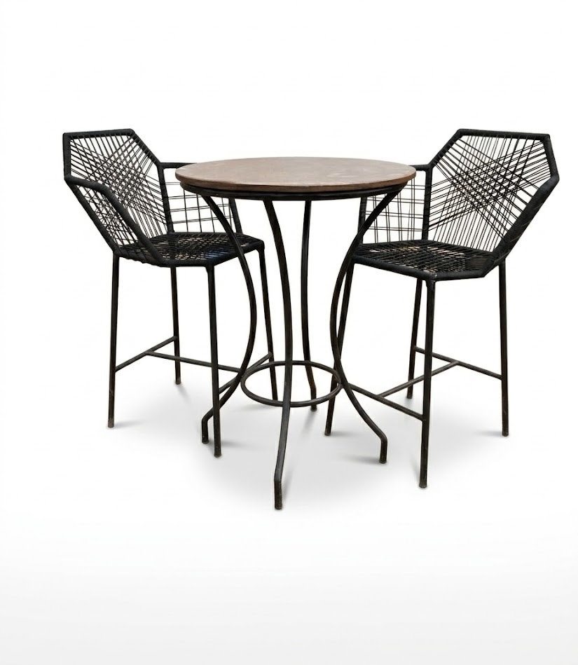 Mvumo 2 Seater Balcony Set — handcrafted African outdoor from Kenya