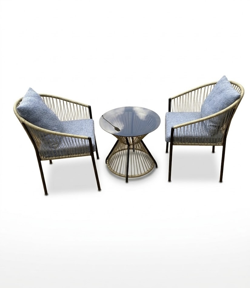 Mbingu Balcony Set — handcrafted African outdoor from Kenya